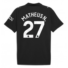 Manchester City Matheus Nunes #27 Bortatröja 2025-26 Korta ärmar